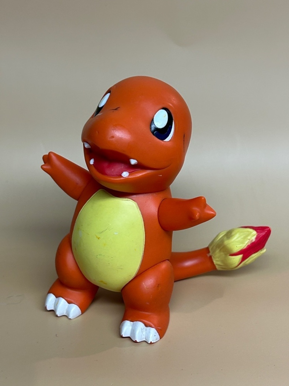Vintage 1998 Vinyl Pokemon Charmander Tomy 5" Poseable Figure Collectible Toy